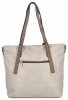 Uniwersalna Torebka Damska XL Shopper Bag firmy Hernan HB0213-1 Beżowa/Ziemista